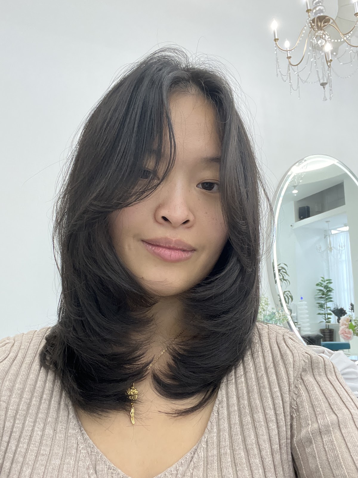 Dark layered blowout